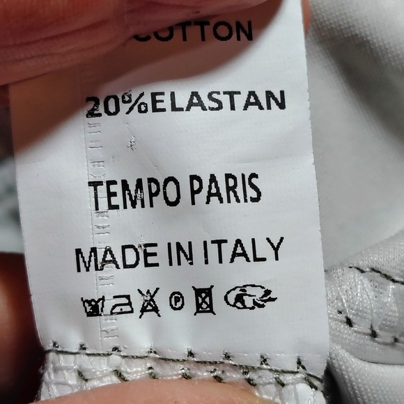 TEMPO PARIS Patchwork Pants XL All Over Print Boho Leopard Floral Made in Italy - Picture 4 of 8